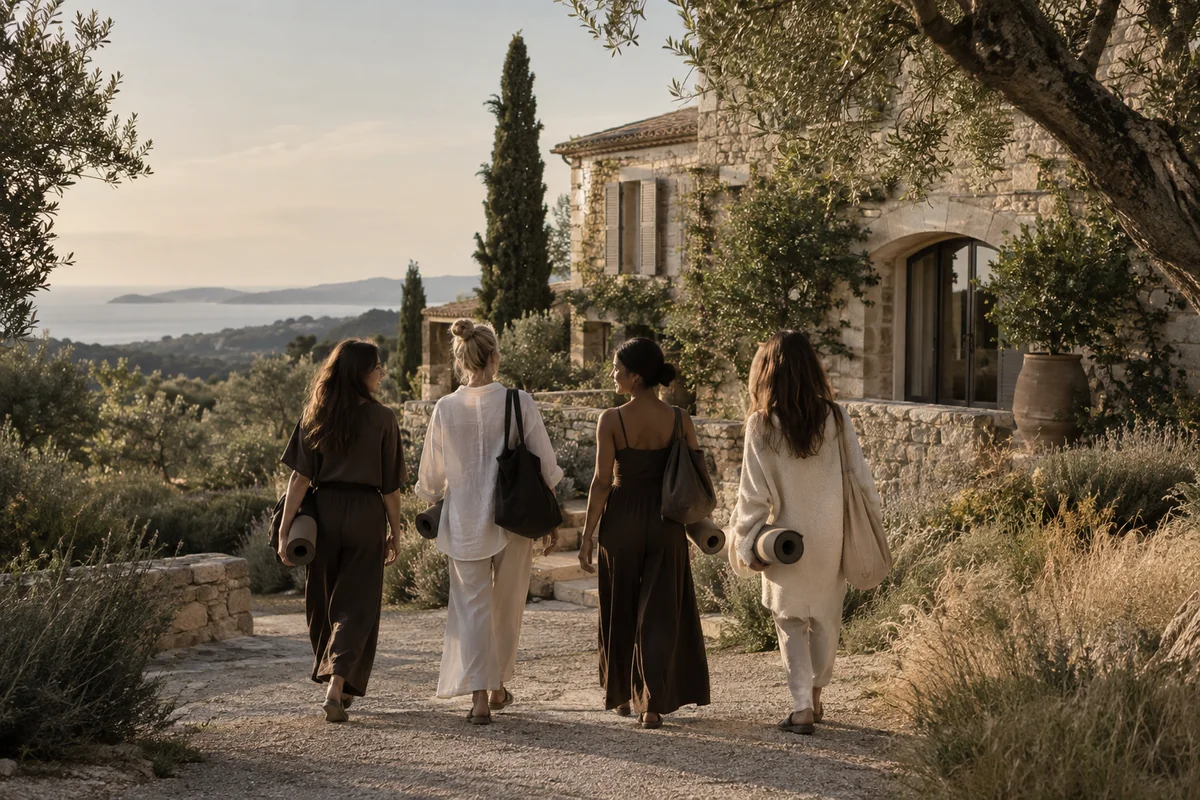 Parenthèse HORS dans un paysage choisi pour une retraite